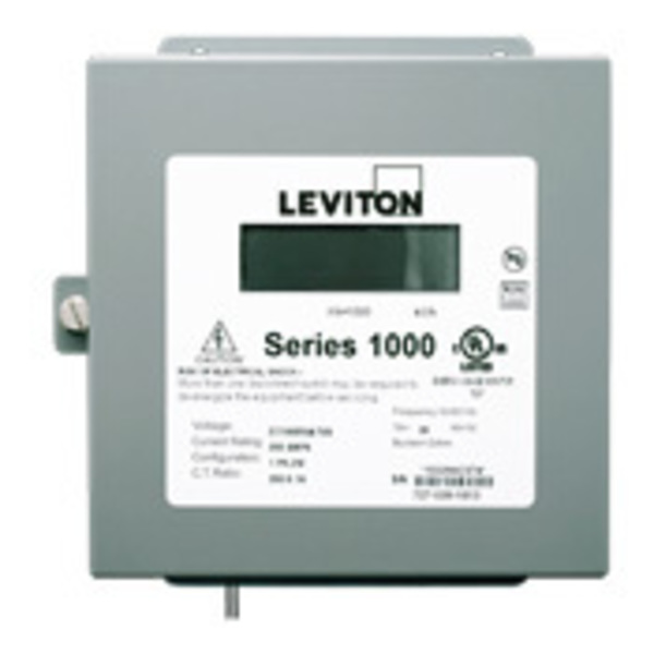 Leviton VOLTAGE OR CURRENT METERS SERIES 1000 120 208 240V 100:0.1A 1N240-1D